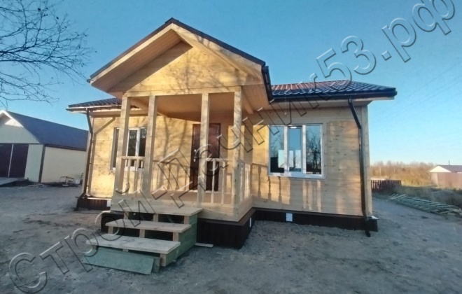 3 Каркасный дом Д-3, 9х8,5 м, 67,5 М²,  Мурманская область, село Ловозеро (9)